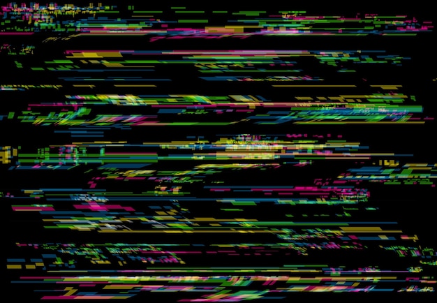 Vector no signal glitch background of tv screen noise