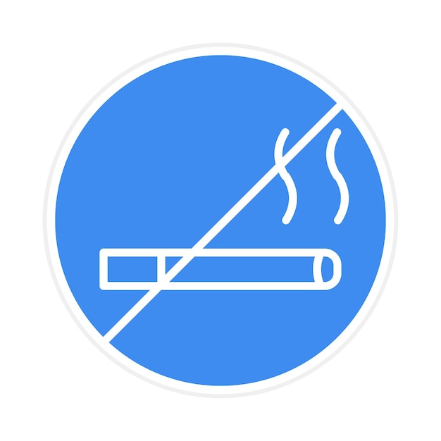 No Smokeing Area Vector Illustration