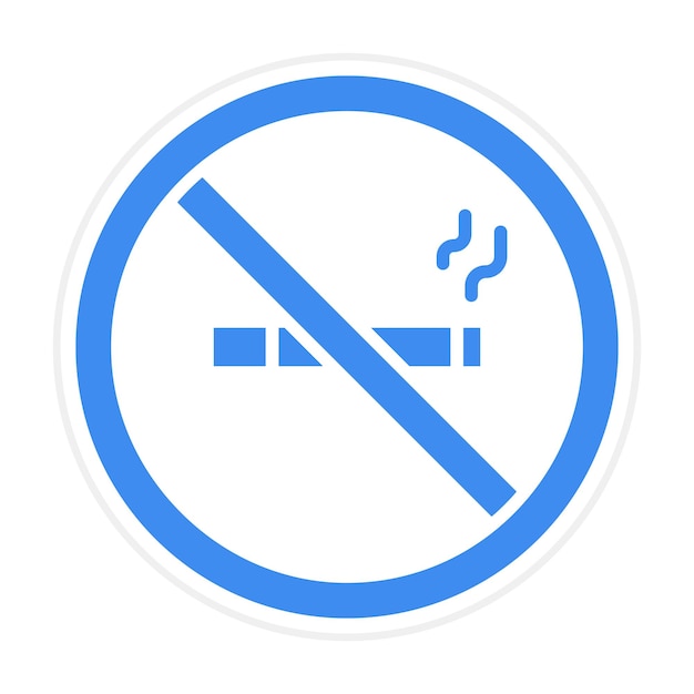 No Smoking icon vector image Can be used for Immigration