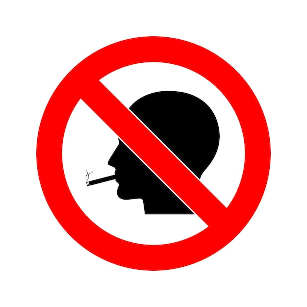 No smoking sign Vector illustration