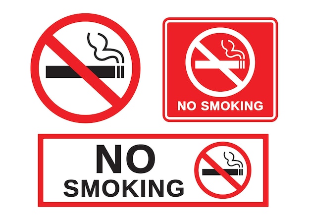 No smoking sign