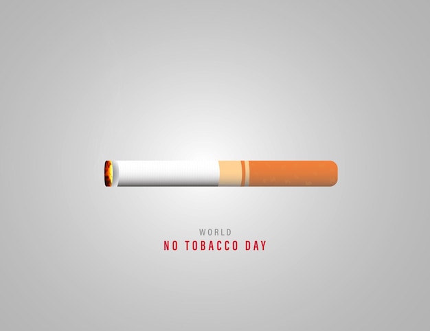 No tobacco day vector illustration