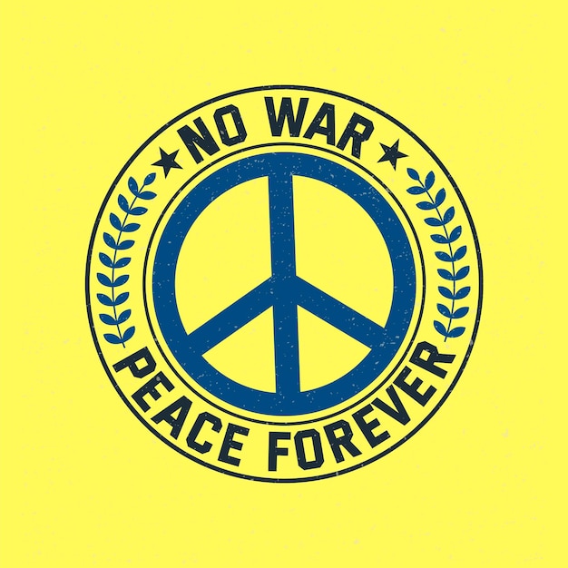 No War Peace Forever Typography Lettering Level Design