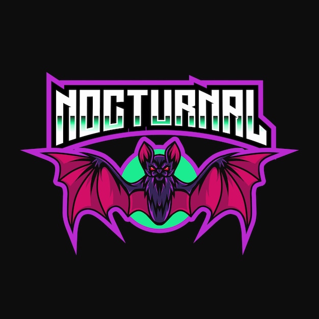 Nocturnal Esport Logo Template