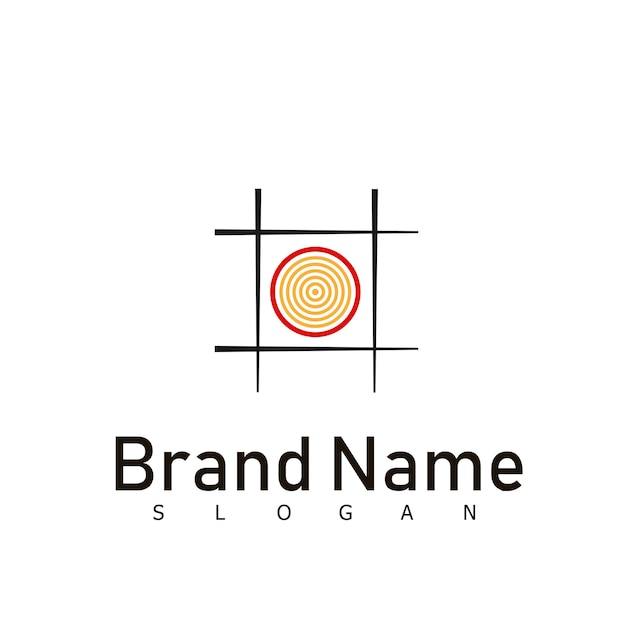 Noodle food restaurant logo design symbol