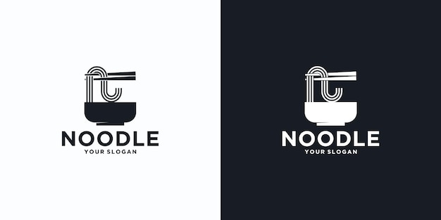 Noodle logo reference,with initial style, noodle shop, ramen,udon, food shop and other.