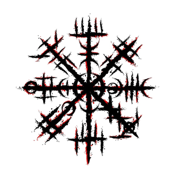 Norse viking black blood symbol