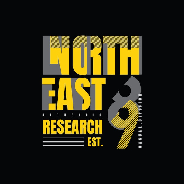 North east tshirt and apparel design