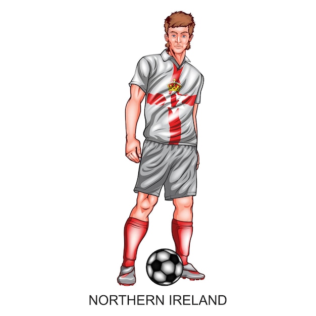 Northern Ireland Football Player Design