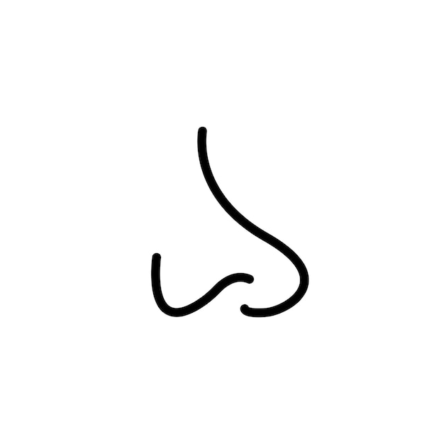 Nose icon Smell Vector graphics