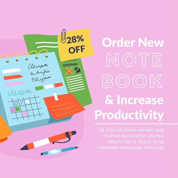 Notebook to increase productivity purchase now