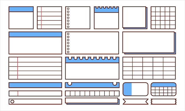 Notebook labels set