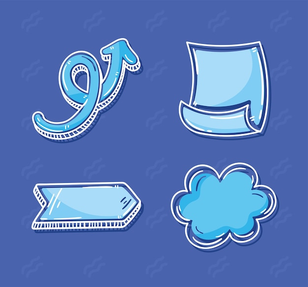 Notes and daily four icons