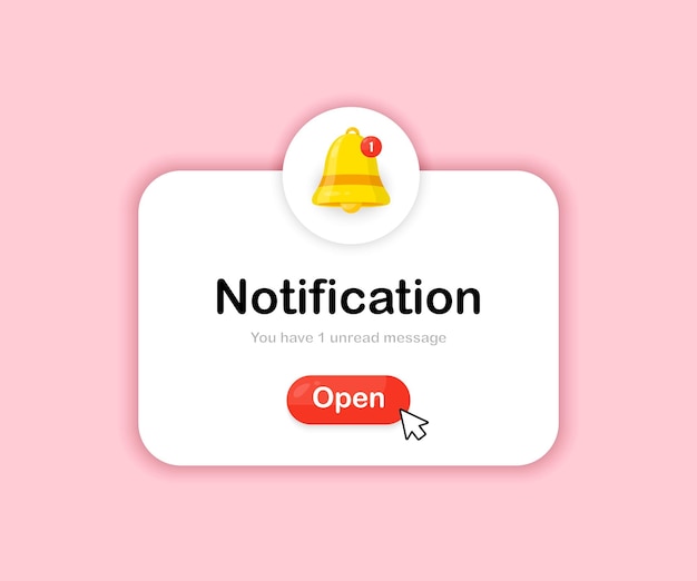 Vector notifications push notifications box event alert message web notification box and announcement notice business planning events reminder and timetable calendar reminder