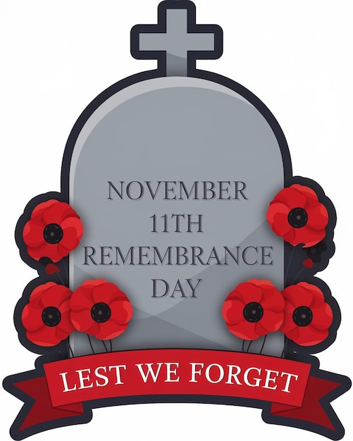 Vector november 11th remembrance day