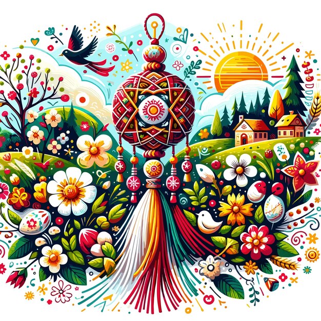 Nowruz celebration Vector Illustration