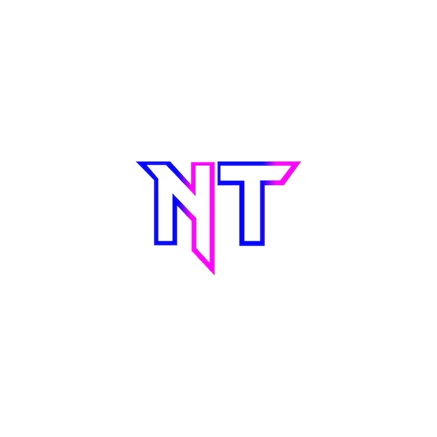 nt letter logo design