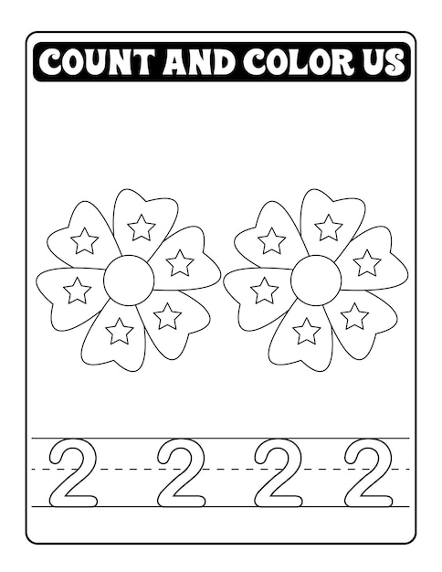 number counting and coloring pages