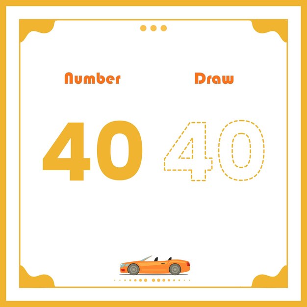 Number Drawing for Kids Preschool Number Illustration Learning Activity for Back to School book