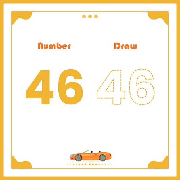 Number Drawing for Kids Preschool Number Illustration Learning Activity for Back to School book