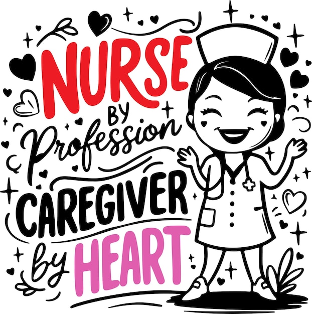 Vector nurse by profession