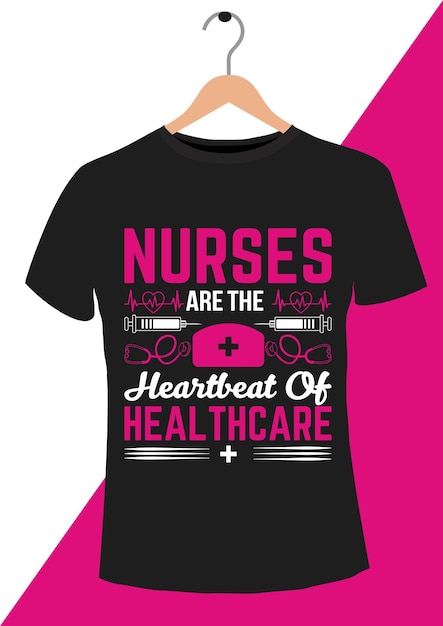 Nurse Day tshirt design and vector