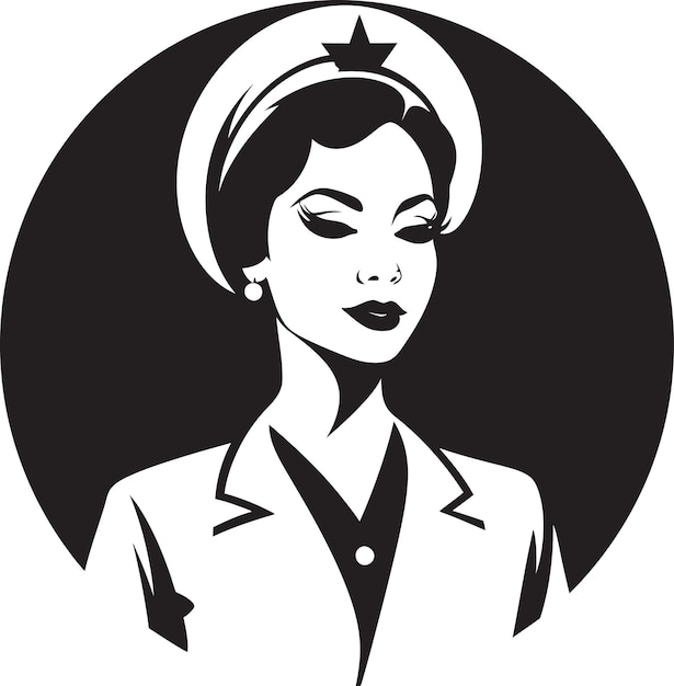 Nurse Icons Graphic Homage to Frontline Heroes in Art