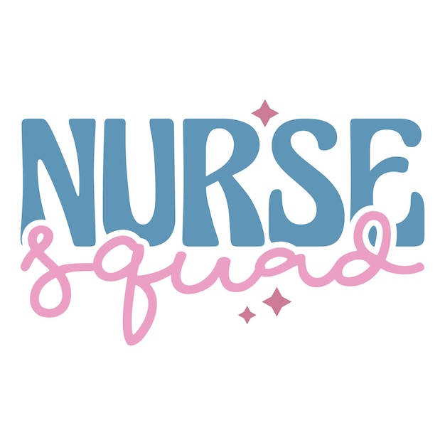 Vector nurse quotes clipart crafting design