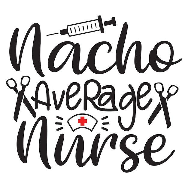 Vector nurse quotes design