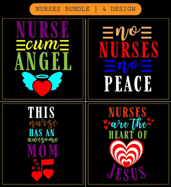 Nurse svg bundle nurse svg file nurse svg cricut nurse typography vector design nurse gifts