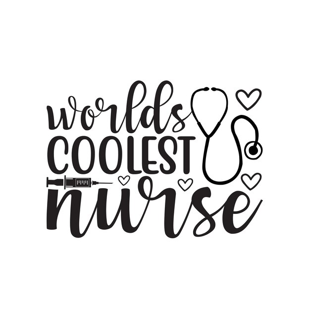 Vector nurse svg design cut files