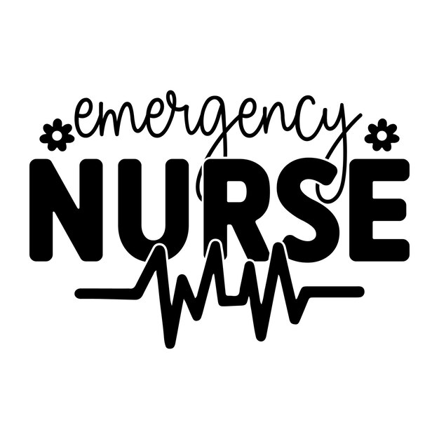 Vector nurse svg design