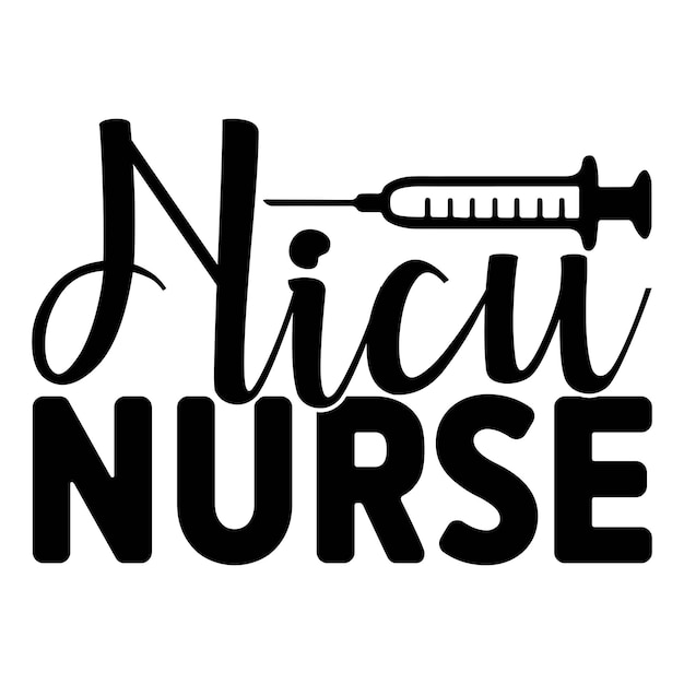 Vector nurse svg design