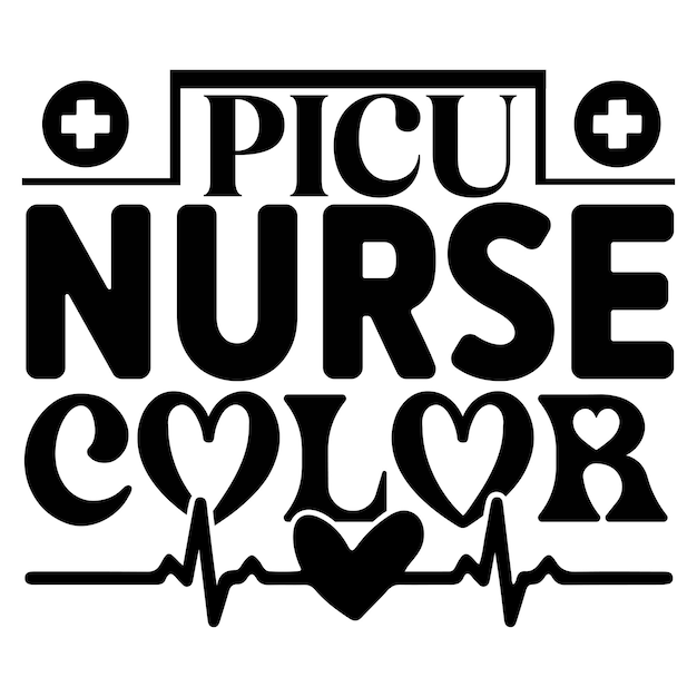 Vector nurse svg design