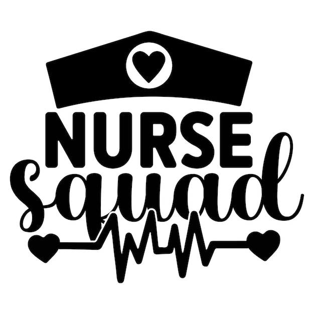 Vector nurse svg design