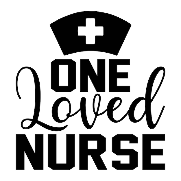 Vector nurse svg design