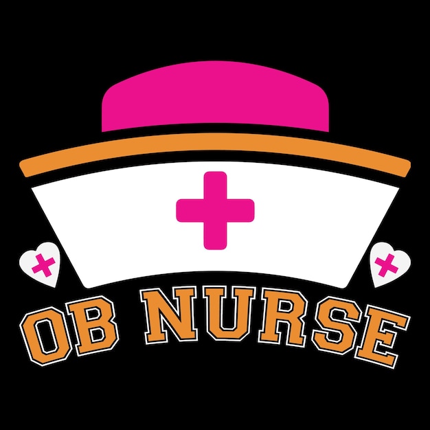 Vector nurse t-shirt design