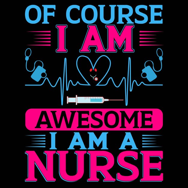 Nurse t shirt design