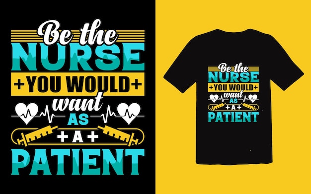 Nurse tshirt design typographic vector