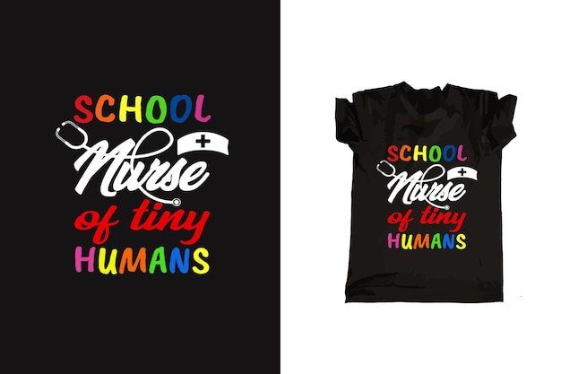 Nurse typography tshirt design