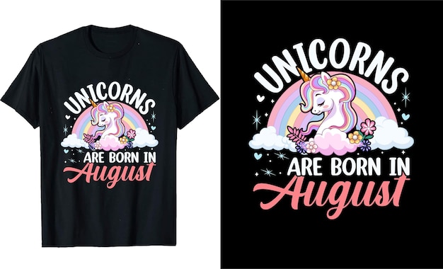 Vector nurses born in are unicorns or birthday t shirt design or unicorns t shirt design or poster design