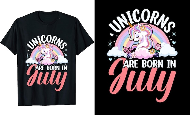 Vector nurses born in are unicorns or birthday t shirt design or unicorns t shirt design or poster design