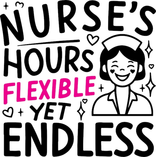 Vector nurses hours flexible yet endless