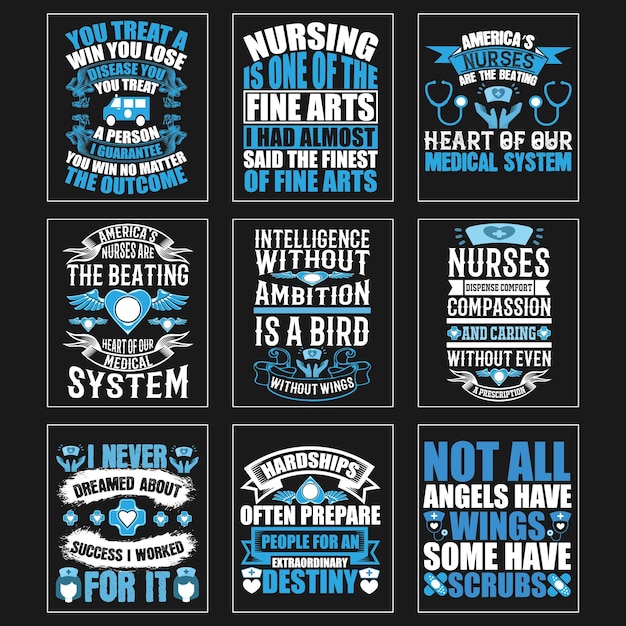 NurseT-Shirt Design Bundle