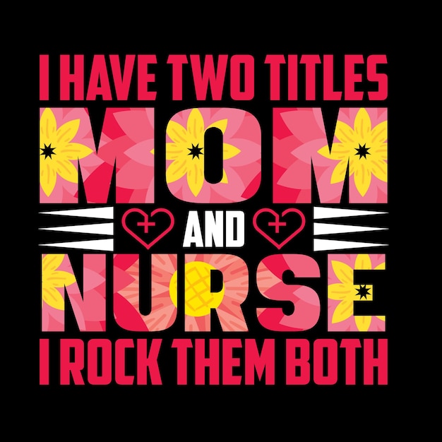 Nursing T shirt design