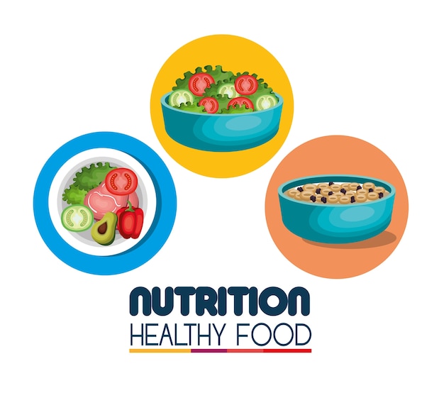 nutrition food infographic icons vector illustration eps 10