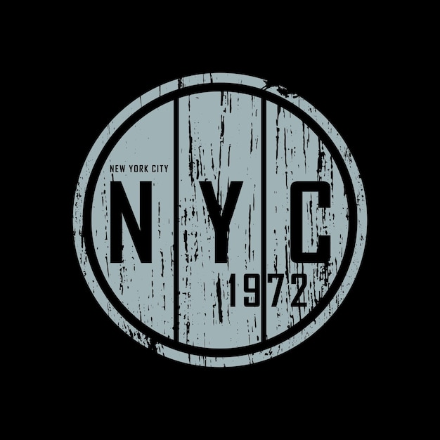 NYC graphic tshirt and apparel design