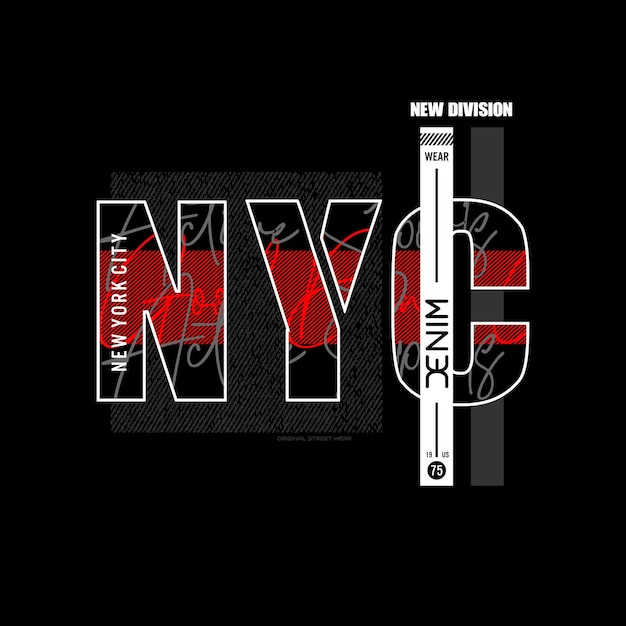 nyc stylish tshirt and apparel abstract poster