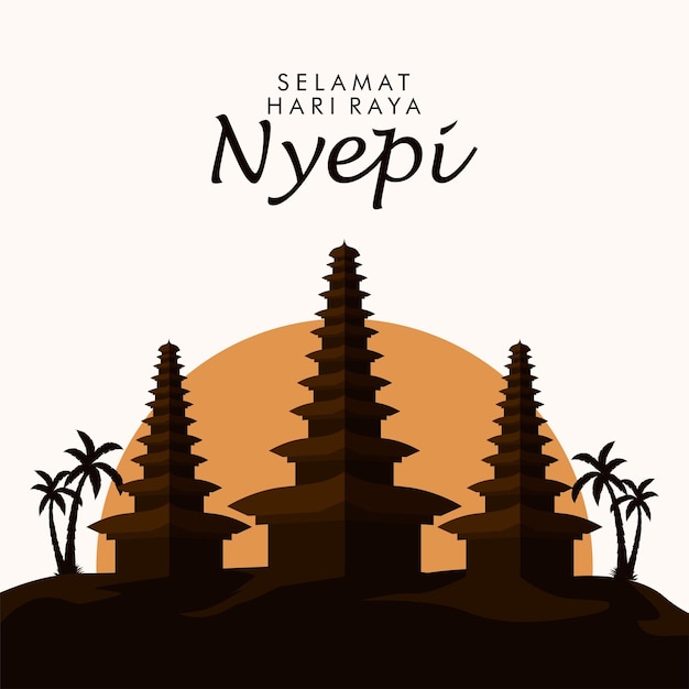 Nyepi social media post template