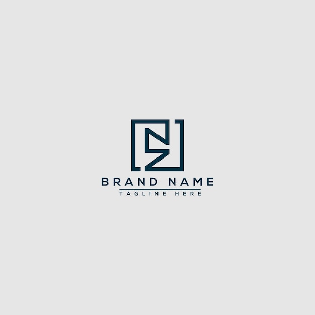 NZ Logo Design Template Vector Graphic Branding Element.